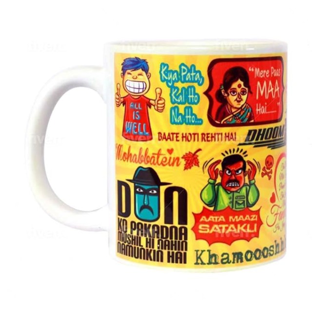Ghirani Bollywood poster mug
