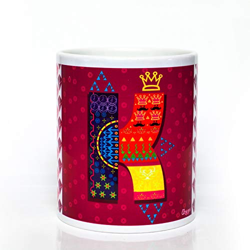 Ghirani Alphabet K Coffee Mug (300 ml)