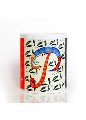 Ghirani Alphabet P Coffee Mug (300 ml)
