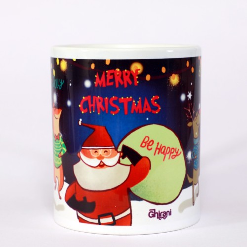 Ghirani Happy Christmas Coffee Mug | Festive Holiday Gift Mug